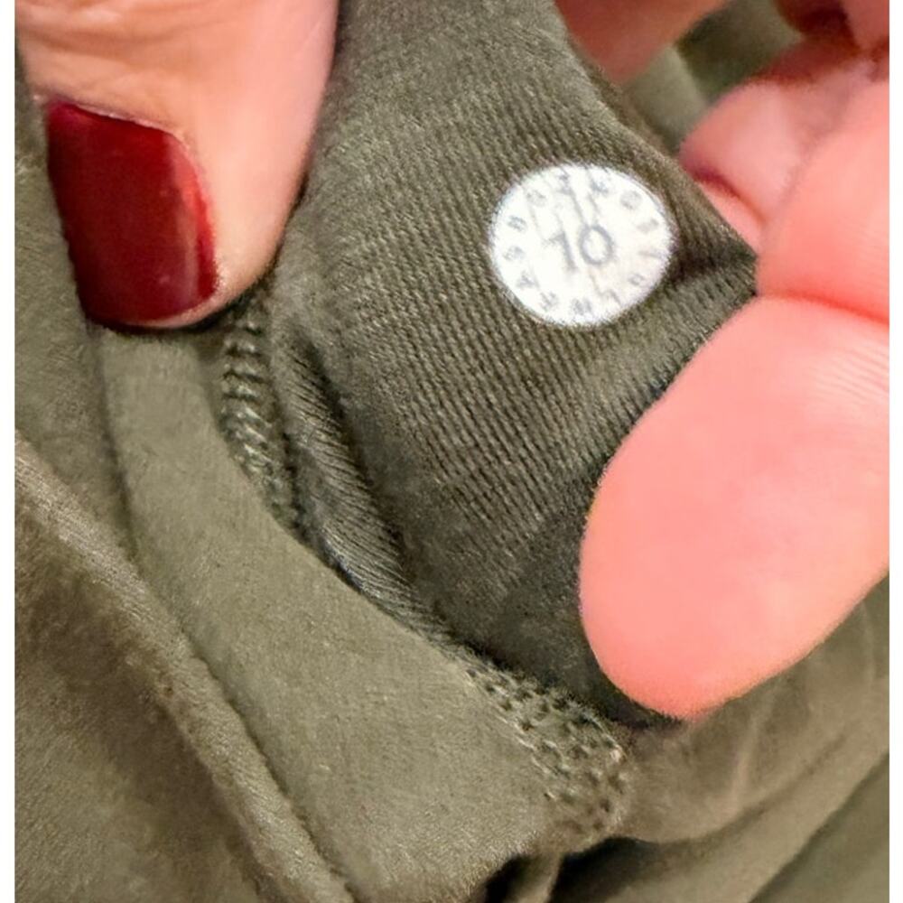 Lululemon Align Crop Leggings 21" Dark Olive Green size 10 - Picture 8 of 8